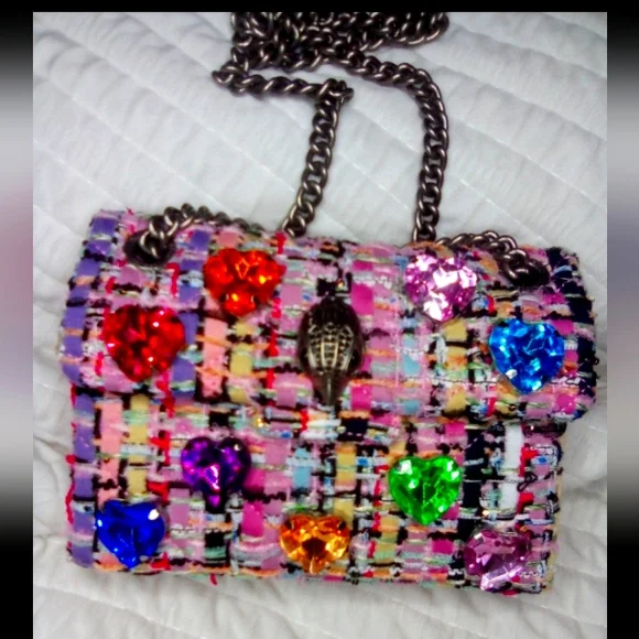 Kurt Geiger Multicolor Embellished Crossbody Bag - Picture 1 of 7